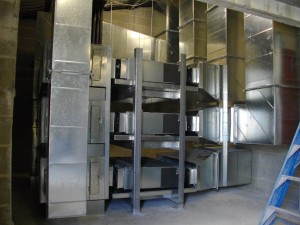 Plant room 3 x ducted units