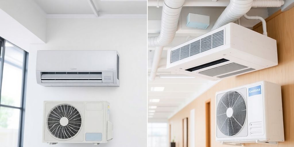 Split System Air Conditioning vs. Ducted Systems